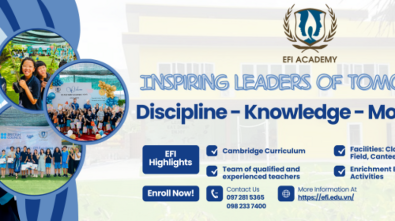 EFI Academy School Calendar (2025 - 2026)